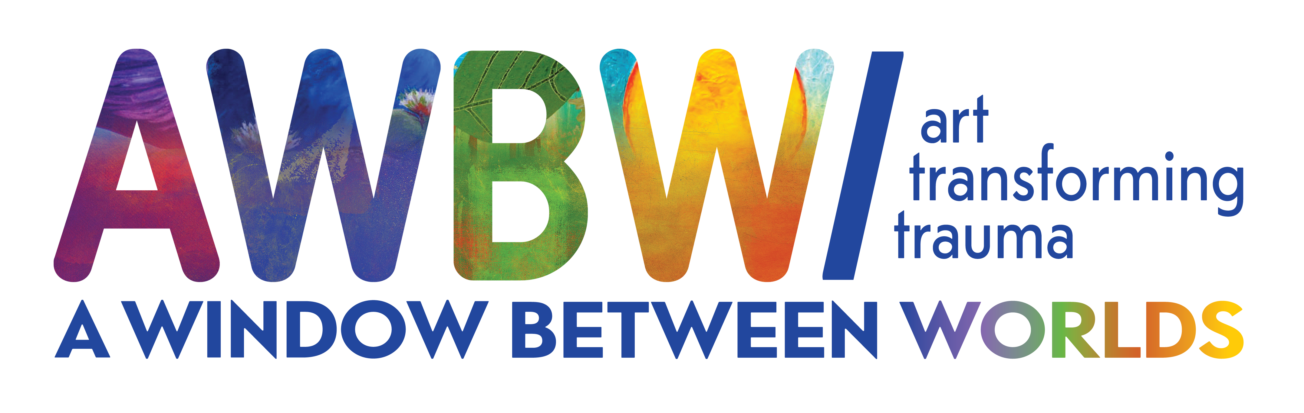 A Window Between Worlds Logo - art transforming trauma